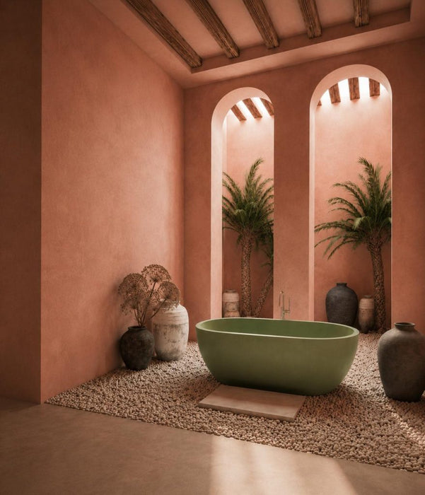 RYESE - Freestanding Stone Bath - PB4100-16 | 17 | 18