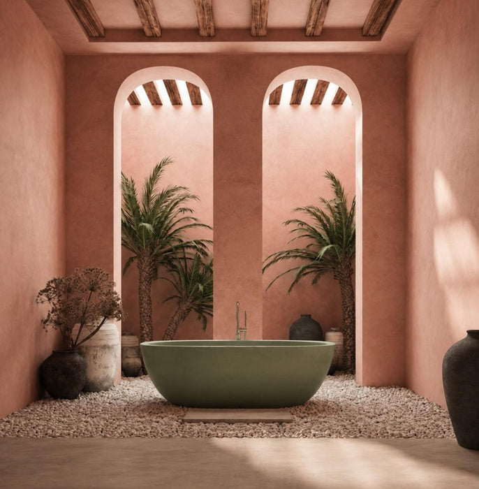 RYESE - Freestanding Stone Bath - PB4100-16 | 17 | 18
