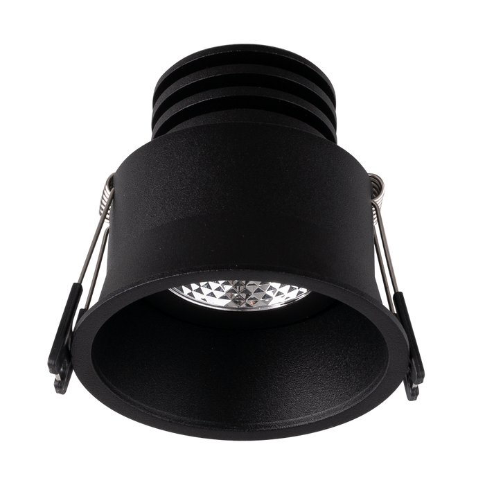 Buy Recessed LED Downlights Australia Unifit Center Tilt Recessed LED Downlight 10W Black Aluminium 3 CCT - S9009TC2BK