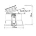 Buy Recessed LED Downlights Australia Unifit Center Tilt Recessed LED Downlight 10W White Aluminium 3 CCT - S9009TC2WH