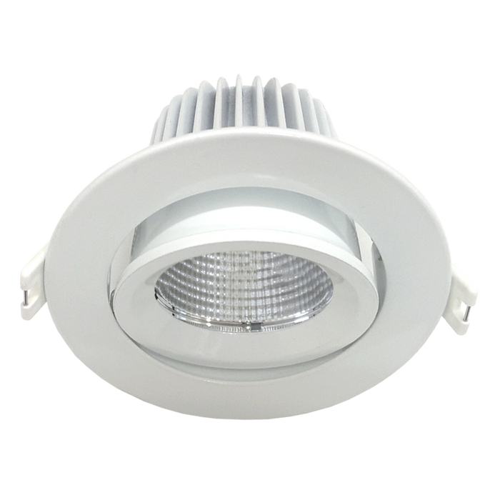 Buy Recessed LED Downlights Australia Ecostar Recessed LED Downlight 9W White Aluminium 3 CCT - S9046TC/WH