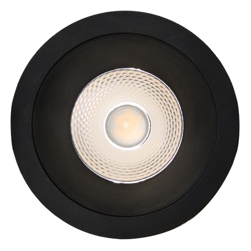 Buy Recessed Downlights Australia COOLUM PLUS S9068 Round Dimmable LED Downlight Black 9W TRI Colour - S9068TC/BK