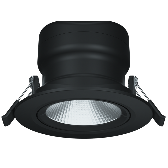 Buy Recessed LED Downlights Australia Coolum Recessed LED Downlight 6W Black Aluminium 3 CCT - S9167TC/BK