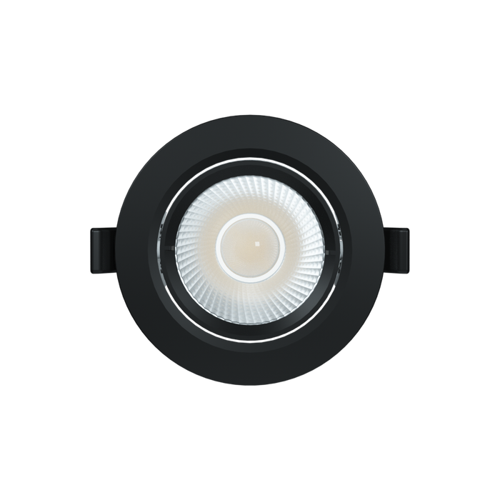 Buy Recessed LED Downlights Australia Coolum Recessed LED Downlight 9W Black Aluminium 3 CCT - S9168TC/BK