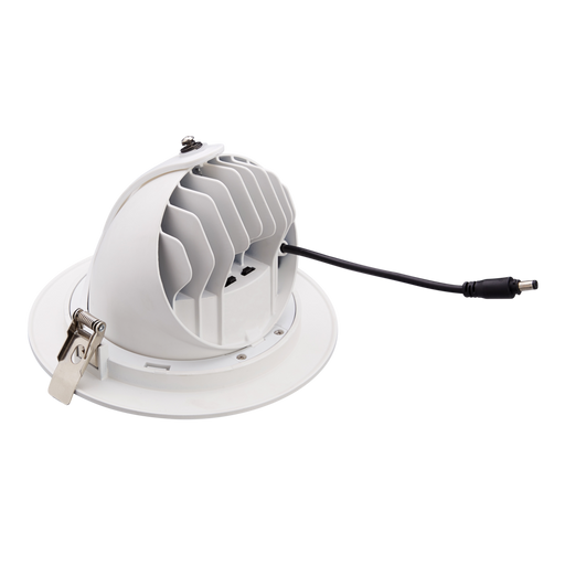 Buy Recessed LED Downlights Australia Newman Recessed LED Downlight White Aluminium 3 CCT - S9545TC/WH/DP2