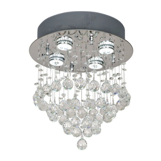 Buy Flush Mount Lights Australia Savina 4 Light 320mm Flush Mount Chrome & Clear - SAVINA CTC32-CH
