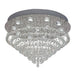 Buy Flush Mount Lights Australia Savina 14 Light 730mm Flush Mount Chrome & Clear - SAVINA CTC73-CH