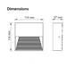 Buy Outdoor Step Lights Australia ALTONA Square LED Outdoor Step Light 5W Matt Black Aluminium 5000K - SE7358NDL/BK