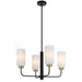 Buy Pendant Lights Australia Sepring 4 Lights Pendant Lights 600mm Black Metal - SEBRING PE4-BKO