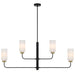 Buy Pendant Lights Australia Sepring 4 Lights Pendant Lights 1200mm Black Metal - SEBRING PE4L-BKO
