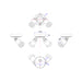 Buy Security Wall Lights Australia SEC Surface Mounted LED PAR30 2 Light Black Security Light With Sensor IP44 - SEC02S