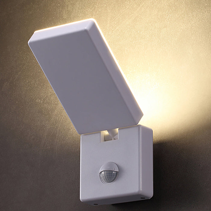 Buy Security Wall Lights Australia SEC Surface Mounted LED Security Light White With Sensor 15W 4000K IP65 - SEC03S