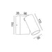 Buy Exterior Wall Lights Australia SEC Exterior Wall Spot Light White Aluminium 3CCT - SEC05