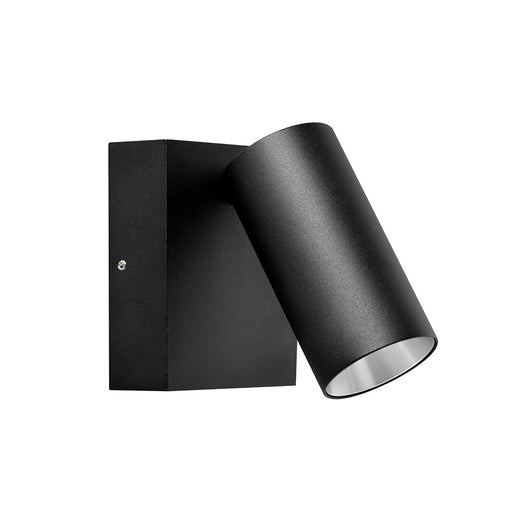 Buy Exterior Wall Lights Australia SEC Exterior Wall Spot Light Matt Black Aluminium 3CCT - SEC06