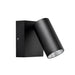 Buy Exterior Wall Lights Australia SEC Exterior Wall Spot Light Matt Black Aluminium 3CCT - SEC06