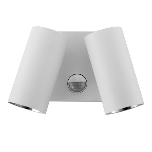 Buy Security Wall Lights Australia SEC Security Wall 2 Spot Lights White Aluminium 3CCT - SEC08S