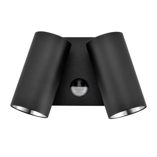 Buy Security Wall Lights Australia SEC Security Wall 2 Spot Lights Black Aluminium 3CCT - SEC09S