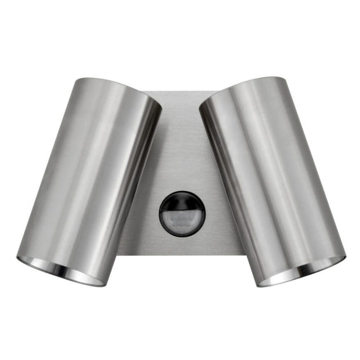 Buy Security Wall Lights Australia SEC Security Wall 2 Spot Lights Titanium Aluminium 3CCT - SEC10S