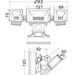 Buy Security Wall Lights Australia SEC Security Wall 2 Lights Black 3CCT - SEC11S