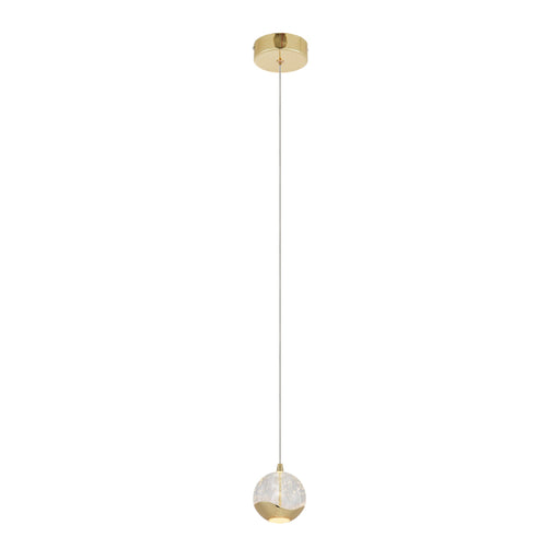 Buy Pendant Lights Australia SEGOVIA Pendant Light Gold Clear 3000K - SEGOVIA PE1-GD