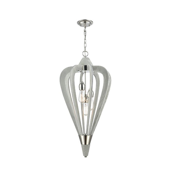 Buy Pendant Lights Australia SENORITA Winter Moss Wood 3 Light Pendant Medium - SENORITA5