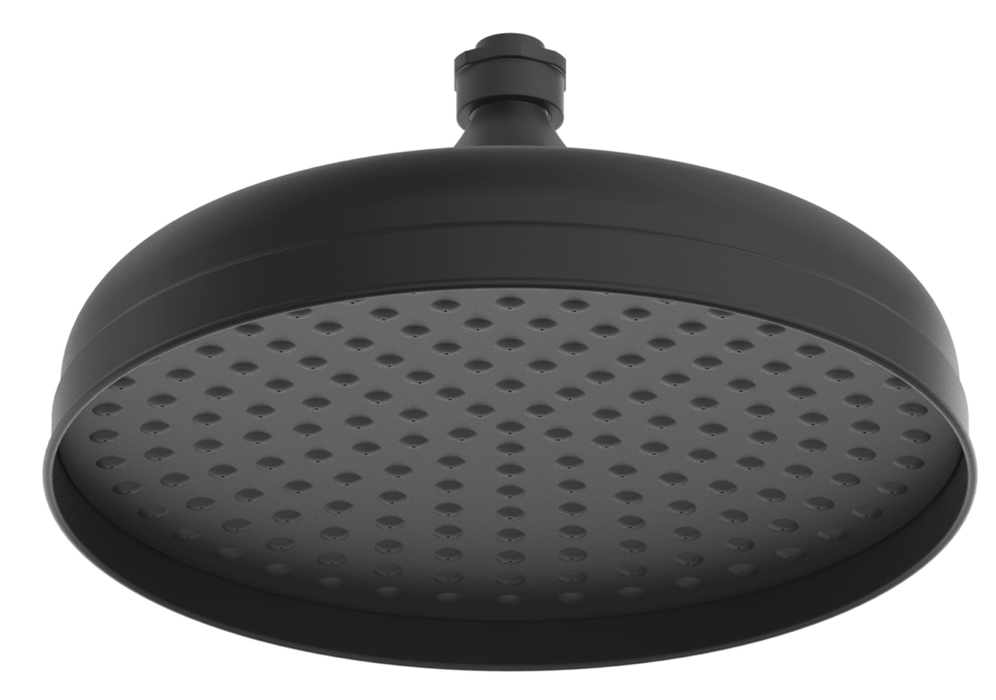 Mica Heritage Shower Head Black - SH-H-300-BLK