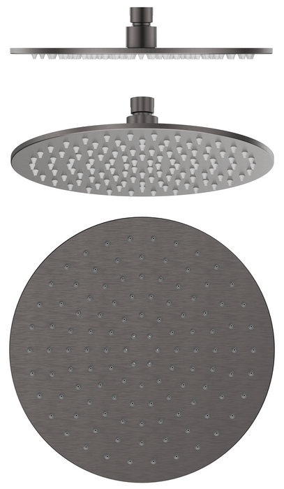 Mica 250mm Shower Head Gunmetal - SH-R-TH-250-GM