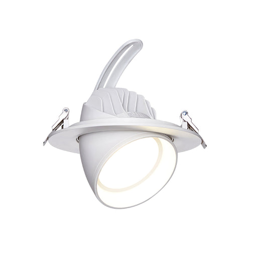 Buy Recessed Downlights Australia SHOPTRI01 LED Dual Power & Tri-CCT Gimbal White Recessed Shop Lighter / Downlight - SHOPTRI01