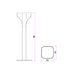 Buy Bollard Lights Australia SHU Exterior LED Bollard light Dark Grey 11W 3000K IP65 500mm - SHU3