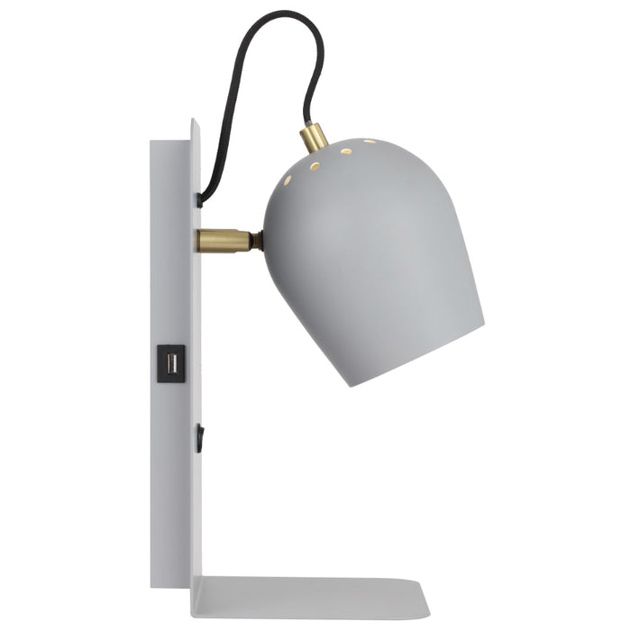 Shyn Iron Wall Light Satin Grey - SHYN WB-GY