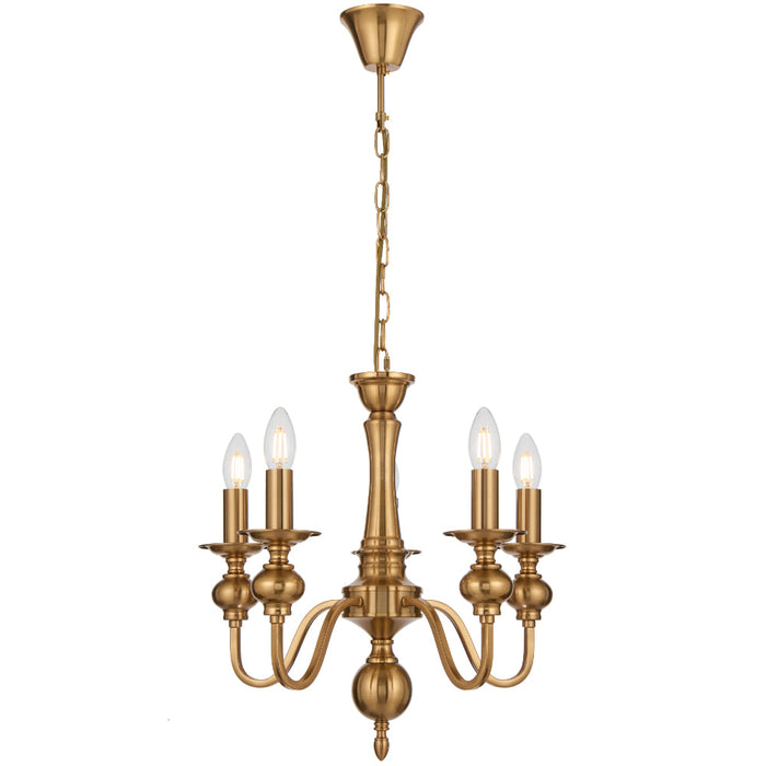 Siedel Iron 5 Light Pendant Copper - SIEDEL PE05-CP