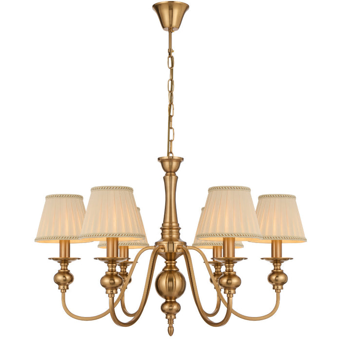 Siedel 6 Light Pendant W/Shade Copper - SIEDEL PE06SH-CP
