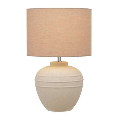 Buy Table Lamps Australia Sierra Table Lamp Sand Ceramic / Sand Fabric - SIERRA TL-SD
