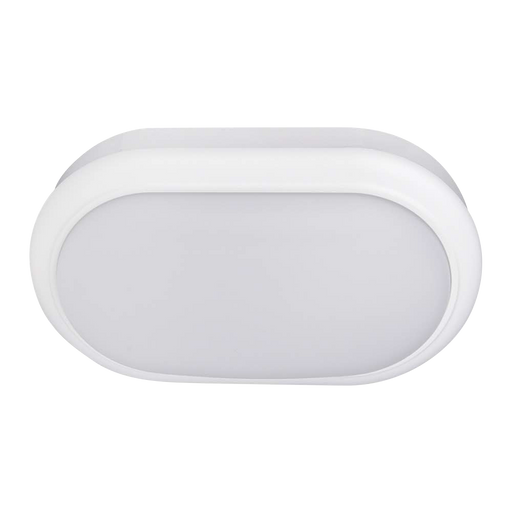 Buy LED Bunker Lights Australia Oval LED Bunker Light White Polycarbonate 3CCT - SL7271TC/WH