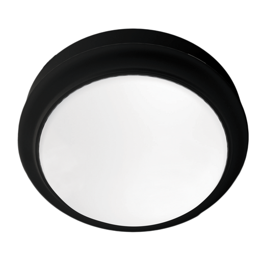 Buy LED Bunker Lights Australia Round LED Bunker Light Black Polycarbonate 3CCT - SL7272TC/BK