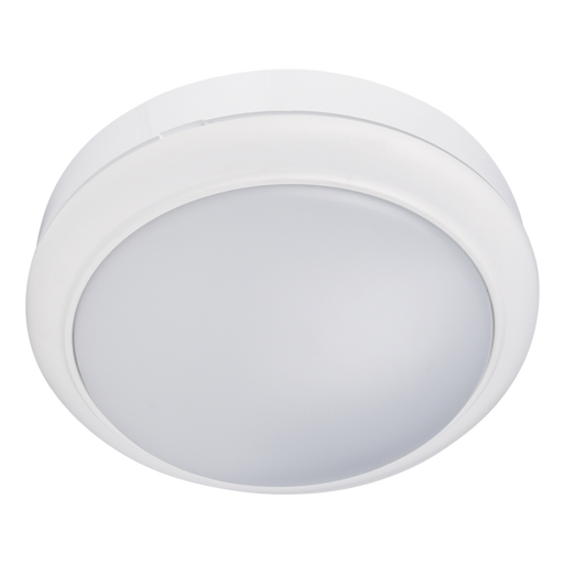 Buy LED Bunker Lights Australia Round LED Bunker Light White Polycarbonate 3CCT - SL7272TC/WH