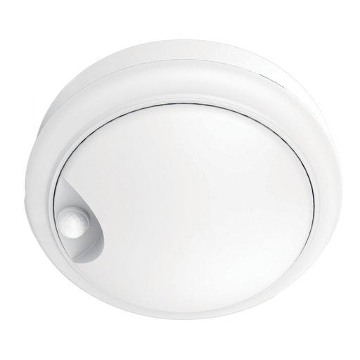 Buy LED Bunker Lights Australia Round LED Bunker Light With Sensor White Polycarbonate 3CCT - SL7272TC/WH/S