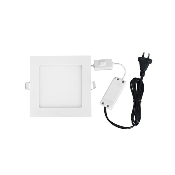 Buy Recessed Downlights Australia LED Dimmable Ultra Slim Square Recessed Downlight Tri-CCT 9W - SLICKTRI1S