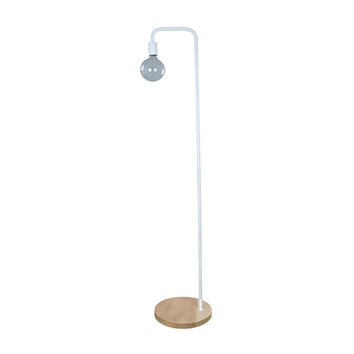 Buy Floor Lamps Australia SLIM Blonde Wood And White Floor Lamp - SLIM-F1
