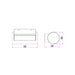 Buy Exterior Wall Lights Australia SOMBRA Exterior LED Adjustable Eyelid Surface Mounted Wall Light White 13W 3000K IP65 - SOMBRA02