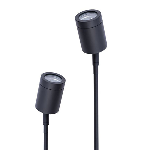 Buy Spike Lights Australia MR16 12V Exterior Adjustable Short Head Spike Light Black IP65 - SPMSBL86