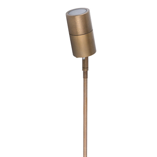 Buy Spike Lights Australia Spike Light Adjustable 12V W60mm Aged Brass - SPMSBR1