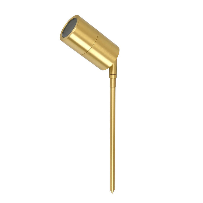 Buy Spike Lights Australia Spike Light Adjustable 12V W60mm Polished Brass - SPMSBR2