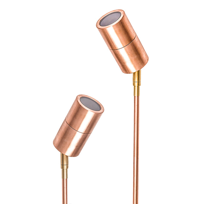 Buy Spike Lights Australia MR16 12V Exterior Adjustable Long Head Spike Light Copper IP65 - SPMSC