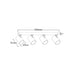 Buy Spotlights Australia SPOT Interior GU10 Surface Mounted Spot Light 4 Light Bar Matte Black - SPOT-BAR4B