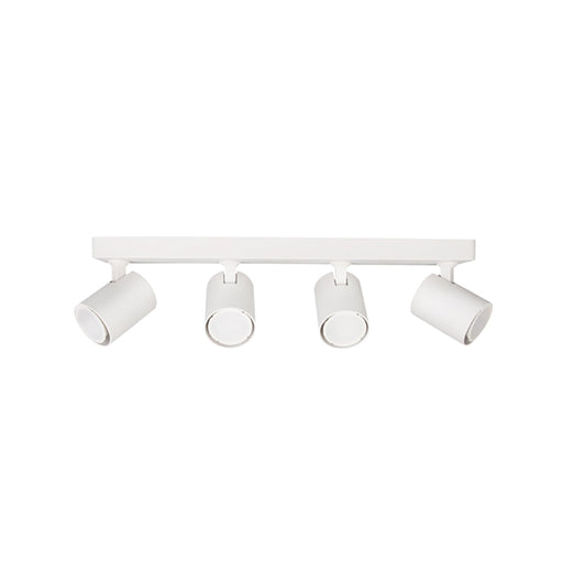 Buy Spotlights Australia SPOT Interior GU10 Surface Mounted Spot Light 4 Light Bar Matte White - SPOT-BAR4W