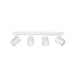 Buy Spotlights Australia SPOT Interior GU10 Surface Mounted Spot Light 4 Light Bar Matte White - SPOT-BAR4W