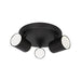 Buy Spotlights Australia SPOT Interior GU10 Surface Mounted Spot Light 3 Light Round Base Matte Black - SPOT-R3B