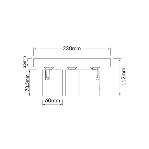 Buy Spotlights Australia SPOT Interior GU10 Surface Mounted Spot Light 3 Light Round Base Matte Black - SPOT-R3B