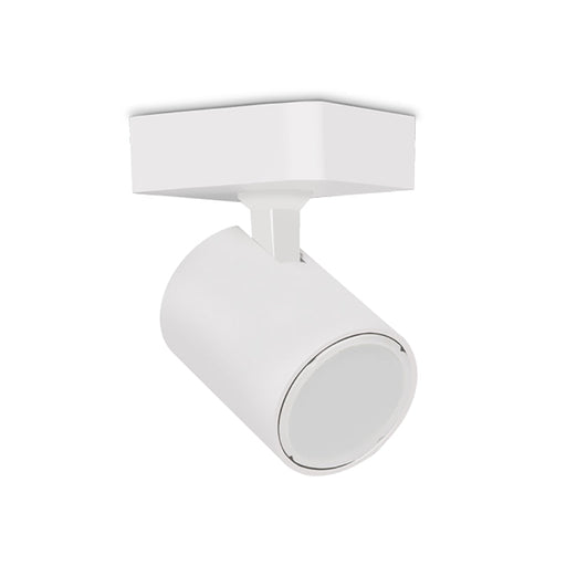 Buy Spotlights Australia SPOT Interior GU10 Surface Mounted Spot Light 1 Light Square Base Matte White - SPOT-S1W